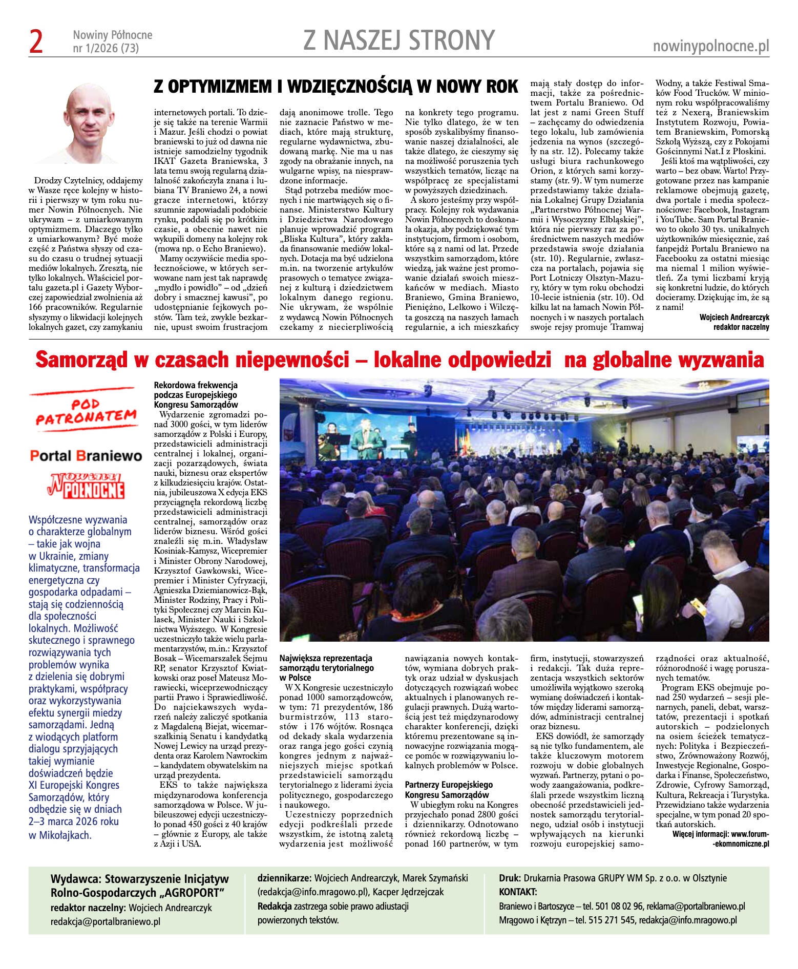 Nowiny Północne, 2026/01 - strona 2
