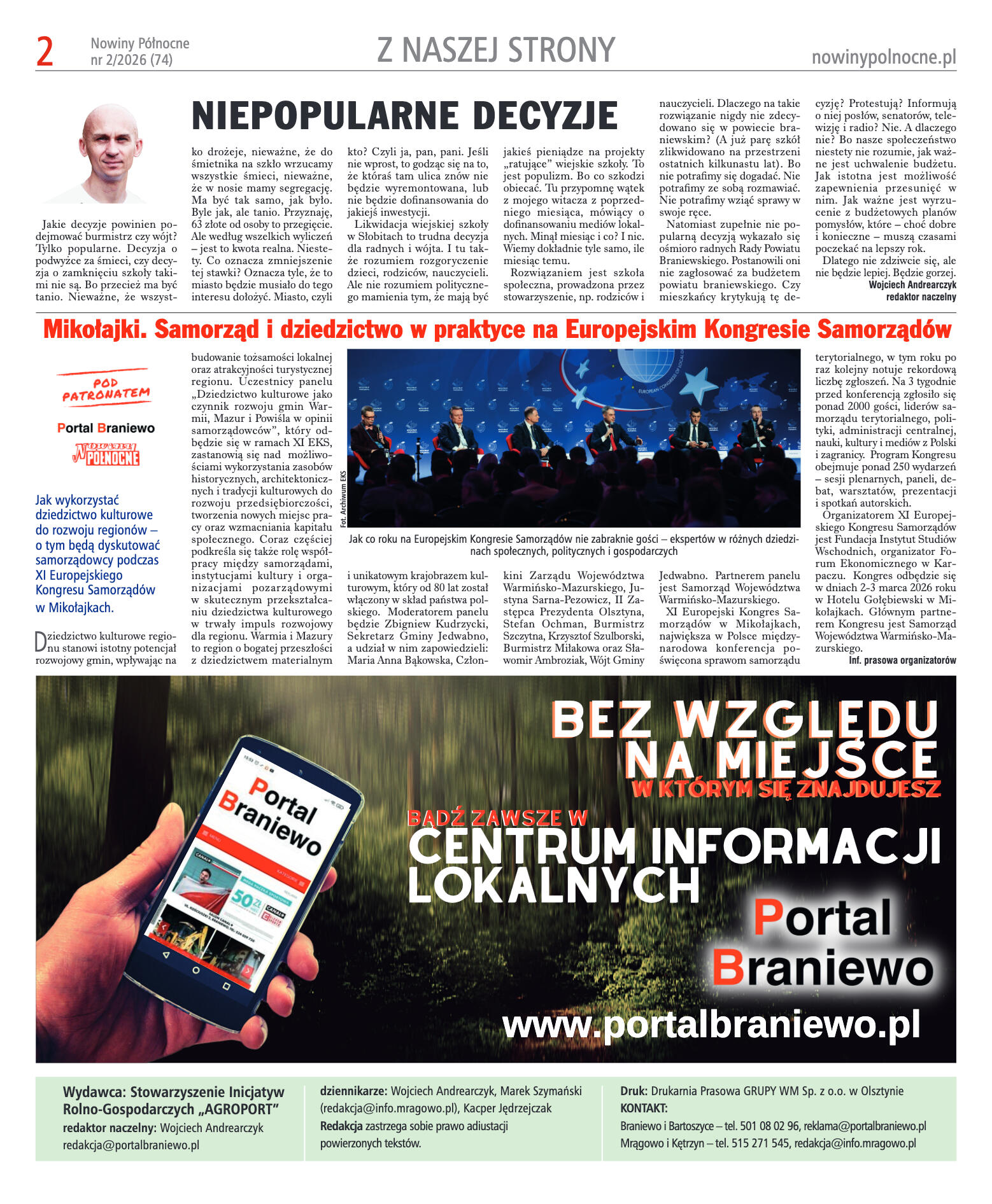 Nowiny Północne, 2026/02 - strona 2