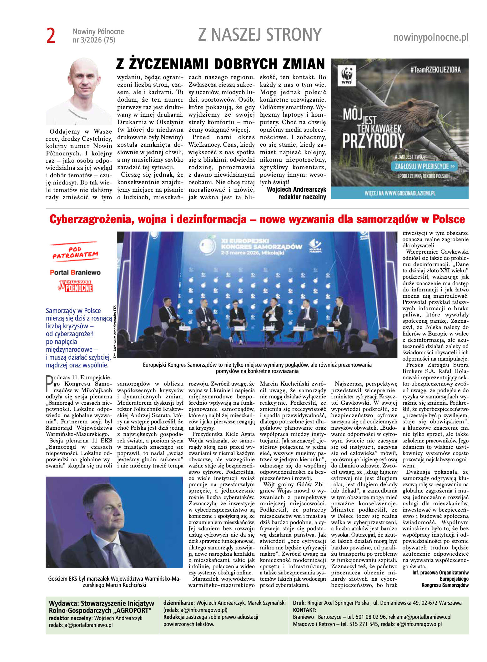 Nowiny Północne, 2026/03 - strona 2