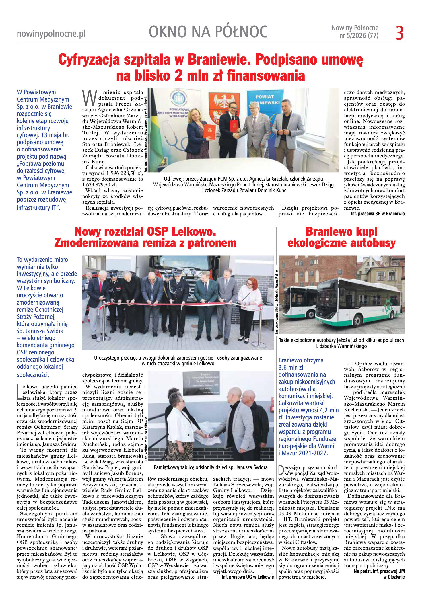 Nowiny Północne, 2026/05 - strona 3