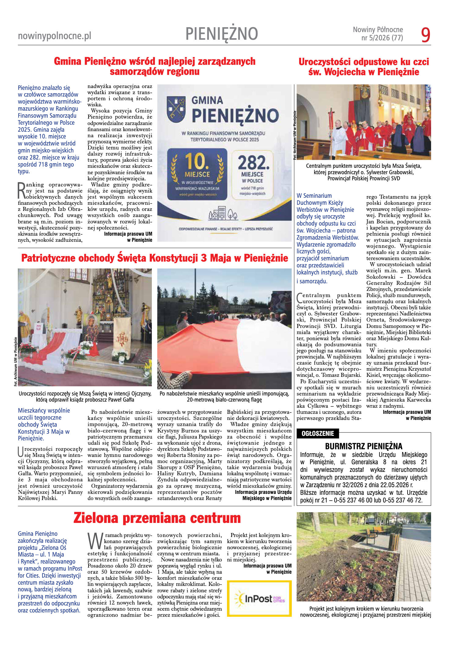 Nowiny Północne, 2026/05 - strona 9