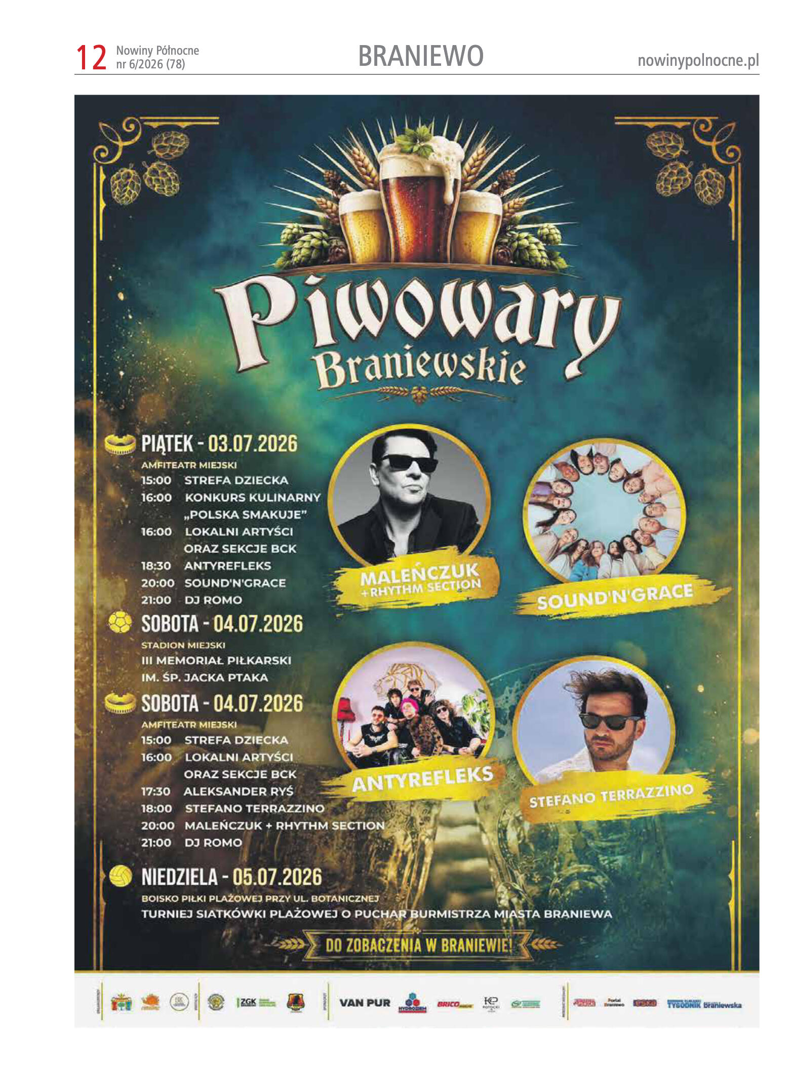 Nowiny Północne, 2026/06 - strona 12