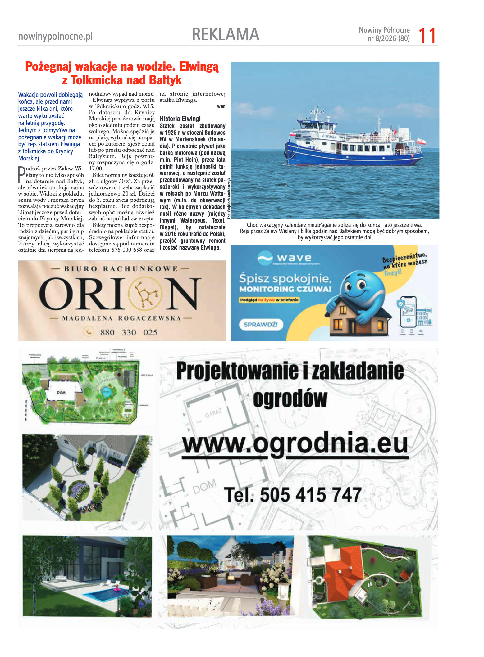 Nowiny Północne, 2026/08 - strona 11