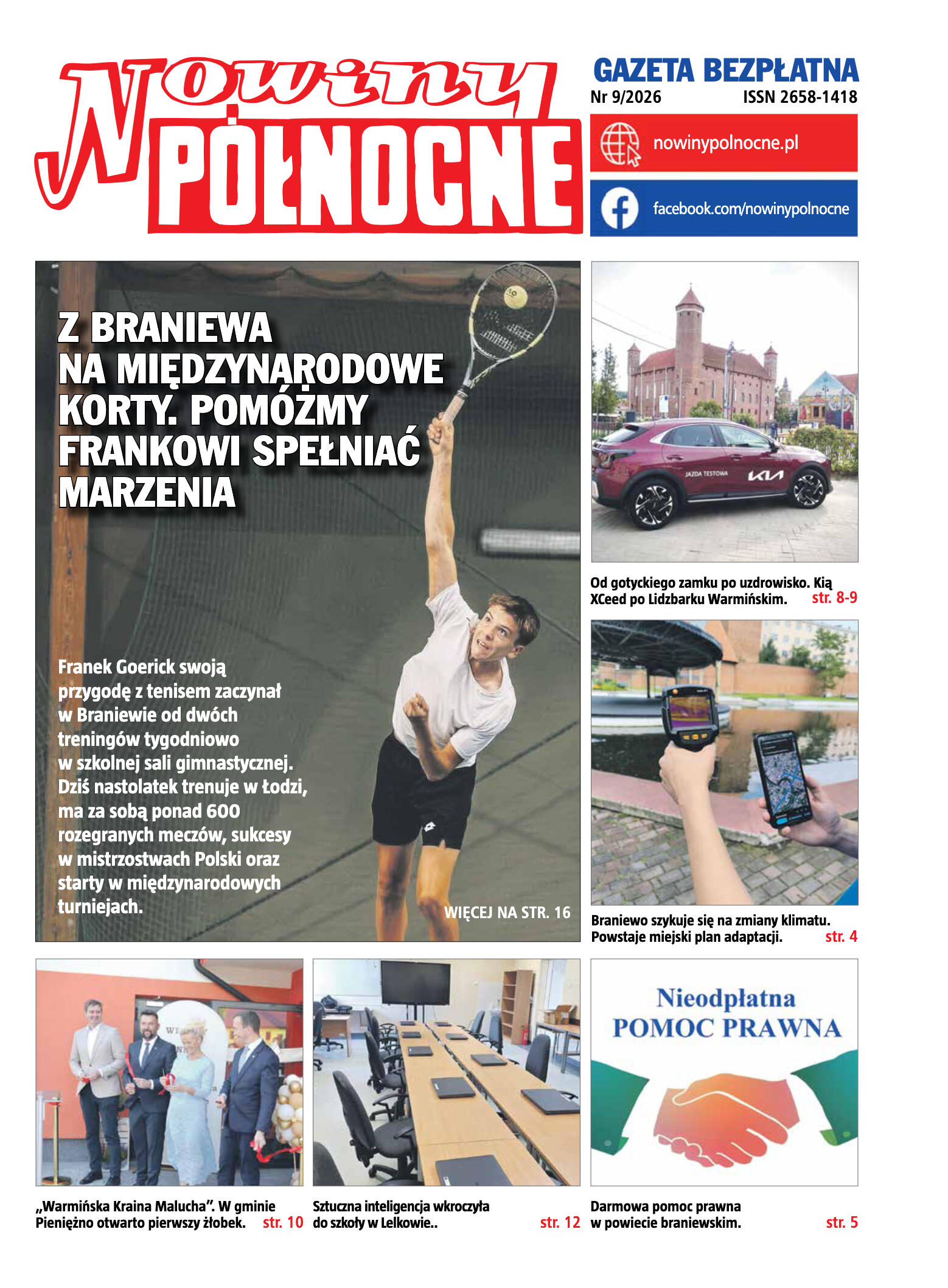 Nowiny Północne, 2026/09 – Braniewo - strona 1