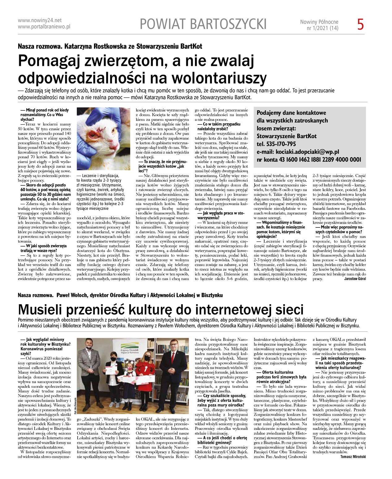 Nowiny Północne, 2021/01 - strona 5
